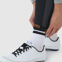 Café du Cycliste Rosie Cargo Men's Brushed Tights Thermo Radhose Black