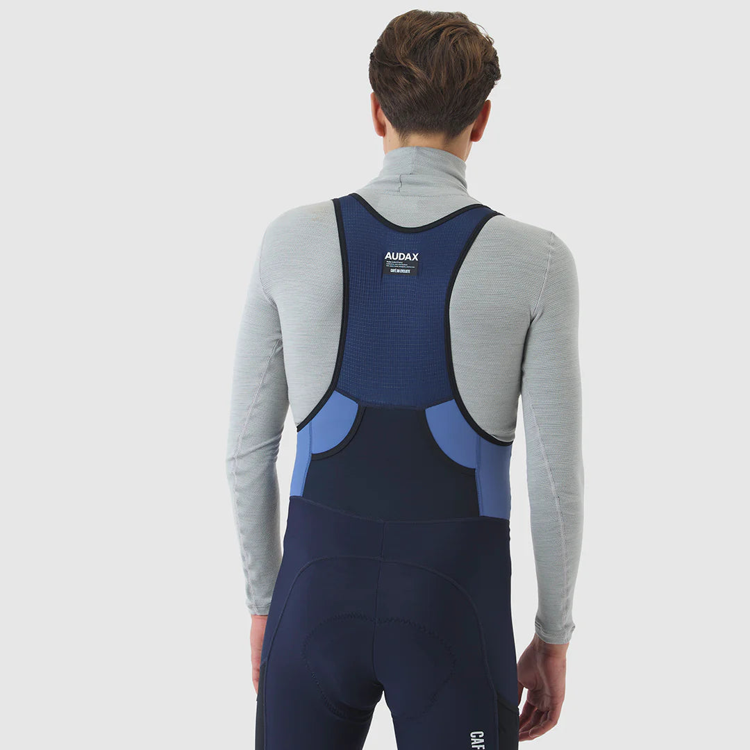 Café du Cycliste Rosie Cargo Men's Brushed Tights Thermo Radhose Navy