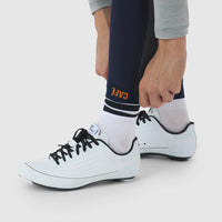 Café du Cycliste Rosie Cargo Men's Brushed Tights Thermo Radhose Navy