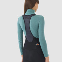 Café du Cycliste Carmen Women's Merino Base Layer Radunterhemd langarm Deep Water