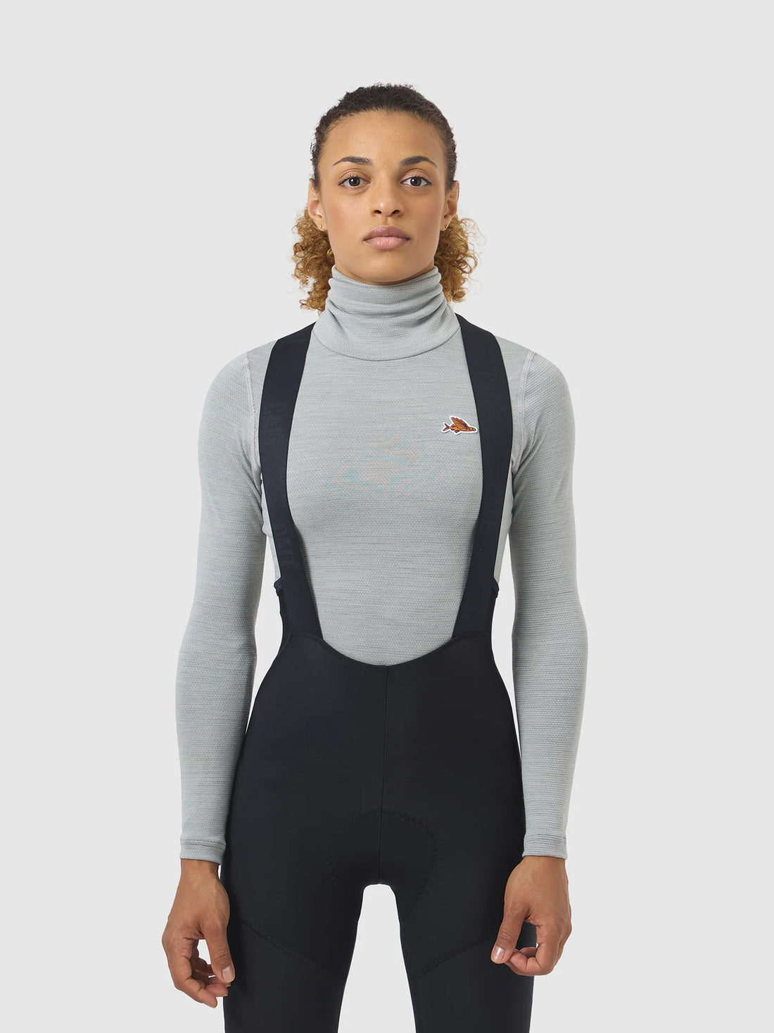 Café du Cycliste Carmen Women's Merino Base Layer Radunterhemd langarm Mountain Fog
