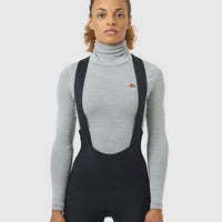 Café du Cycliste Carmen Women's Merino Base Layer Radunterhemd langarm Mountain Fog