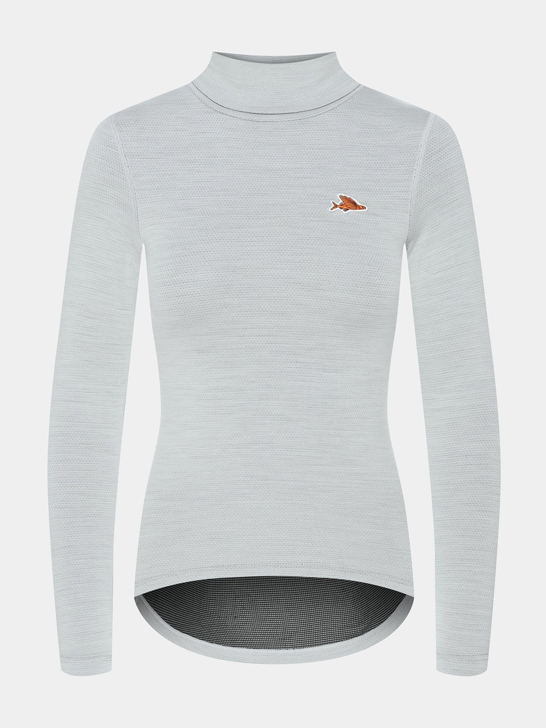 Café du Cycliste Carmen Women's Merino Base Layer Radunterhemd langarm Mountain Fog