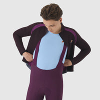 Café du Cycliste Coline Men's Three Season Base Layer Radunterhemd langarm Ice Blue