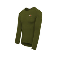 Café du Cycliste Coline Men's Three Season Base Layer Radunterhemd langarm Leaf Green
