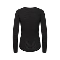 Café du Cycliste Coline Women's Three Season Base Layer Radunterhemd langarm Black