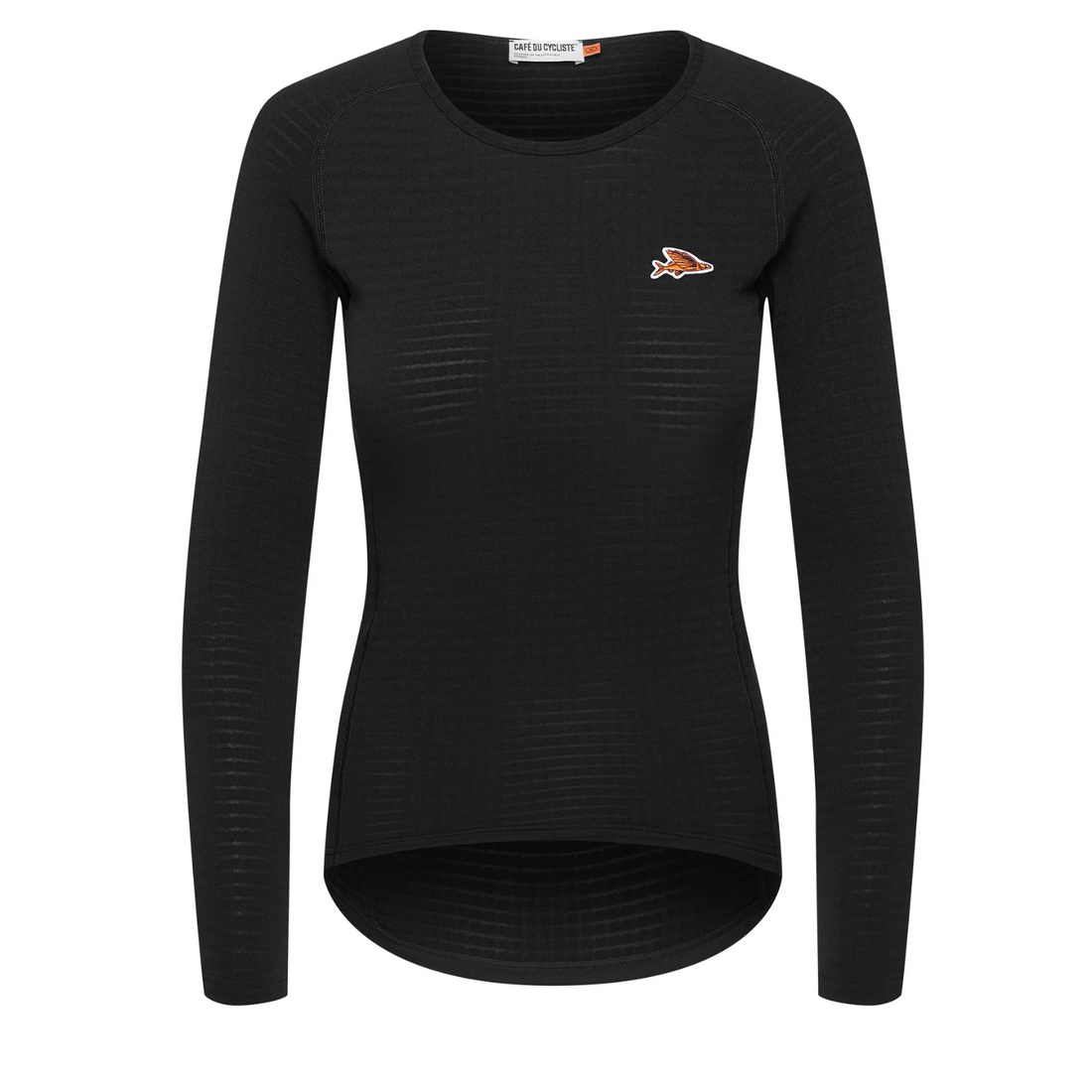 Café du Cycliste Coline Women's Three Season Base Layer Radunterhemd langarm Black