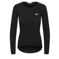Café du Cycliste Coline Women's Three Season Base Layer Radunterhemd langarm Black