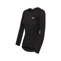 Café du Cycliste Coline Women's Three Season Base Layer Radunterhemd langarm Black
