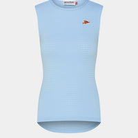 Café du Cycliste Coline Women's Three Season Base Layer Radunterhemd ärmellos Ice Blue