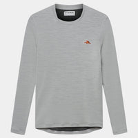 Café du Cycliste Judith Men's Merino Base Layer Radunterhemd langarm Mountain Fog