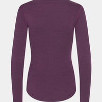 Café du Cycliste Judith Women's Merino Base Layer Radunterhemd langarm Quetsche