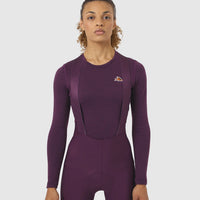 Café du Cycliste Judith Women's Merino Base Layer Radunterhemd langarm Quetsche