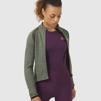 Café du Cycliste Judith Women's Merino Base Layer Radunterhemd langarm Quetsche