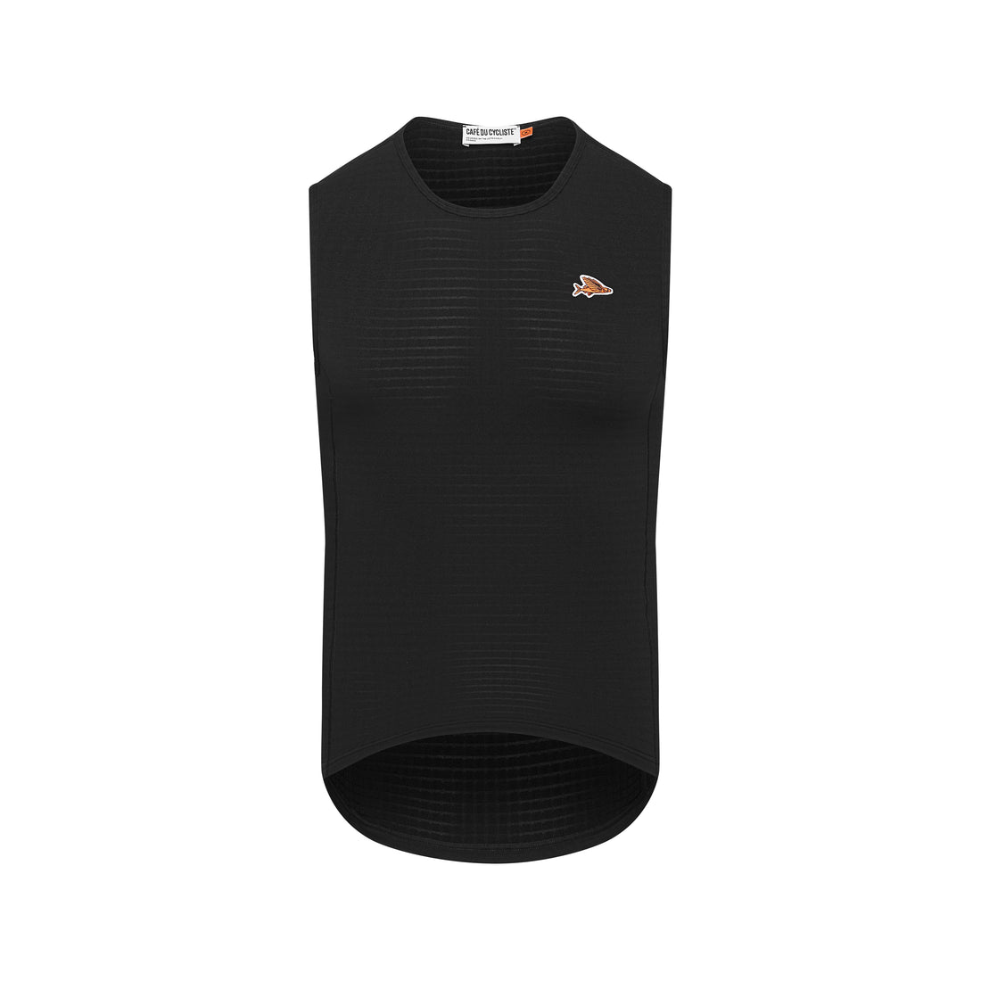 Café du Cycliste Coline Men's Three Season Base Layer Radunterhemd ärmellos Black