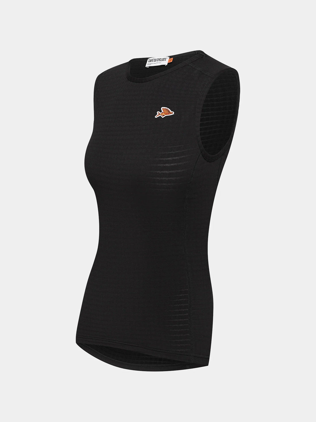 Café du Cycliste Coline Women's Three Season Base Layer Radunterhemd ärmellos Black