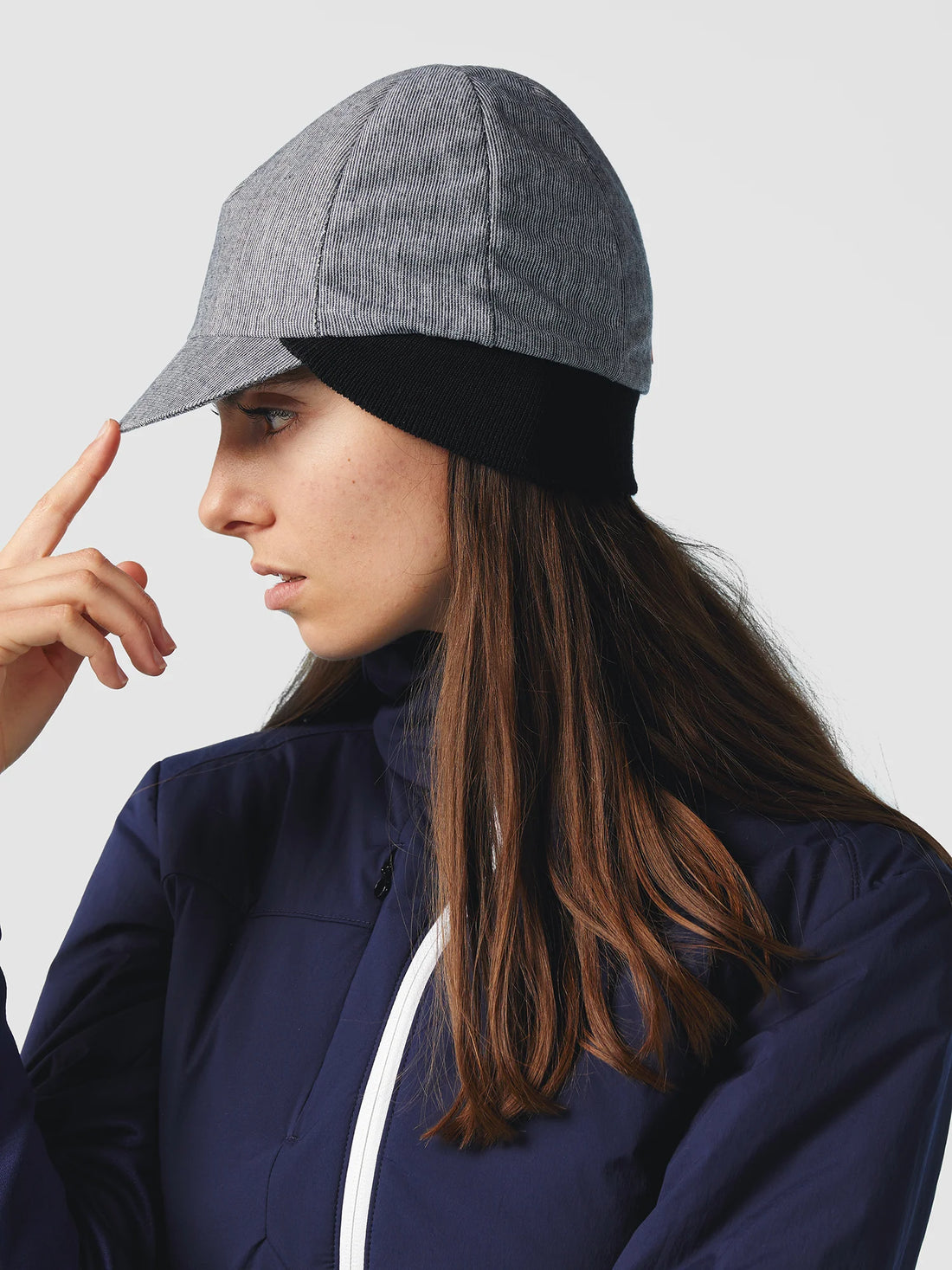 Café du Cycliste Belgium Cap Radkappe Grey Melange