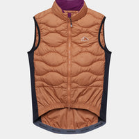 Café du Cycliste Alexia Unisex Thermal Gilet Thermo Weste Cashew