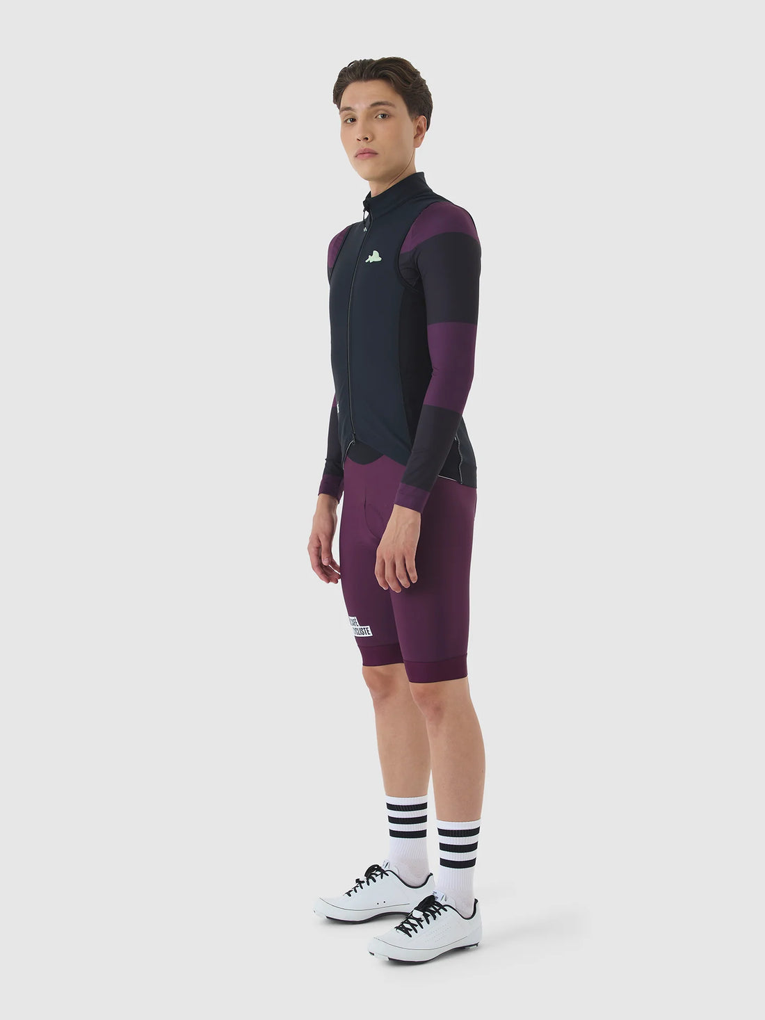 Café du Cycliste Sibille Men's Thermal Gilet Thermo Windweste Black