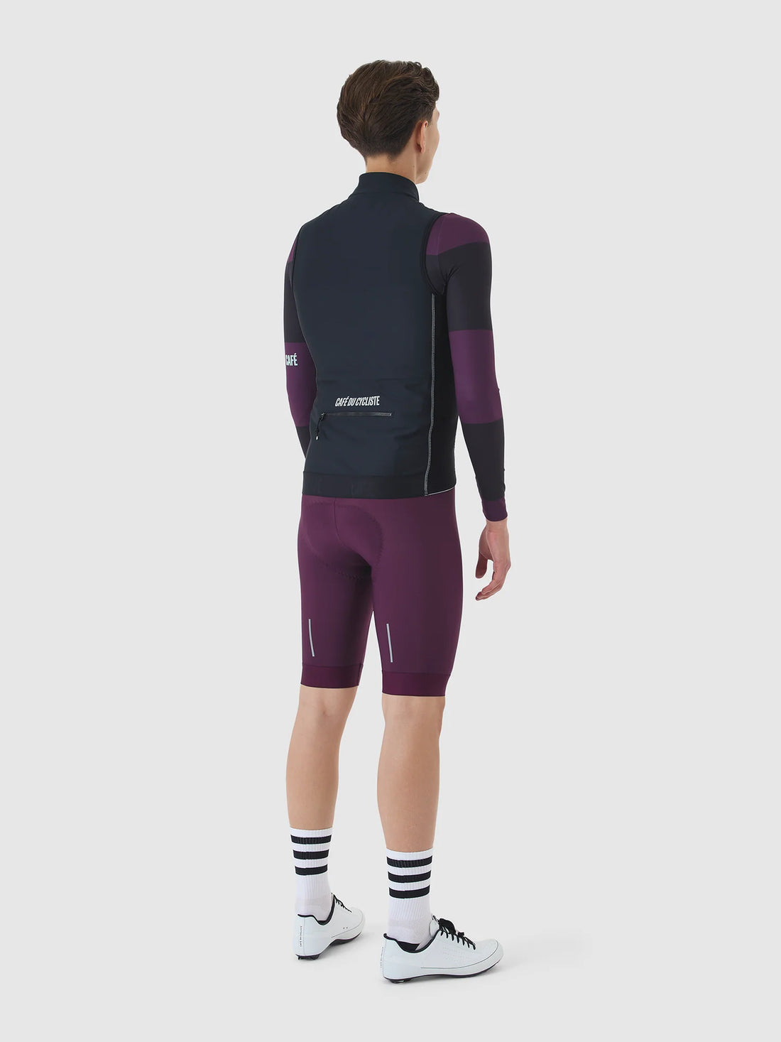 Café du Cycliste Sibille Men's Thermal Gilet Thermo Windweste Black