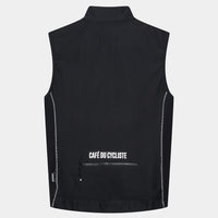 Café du Cycliste Sibille Men's Thermal Gilet Thermo Windweste Black
