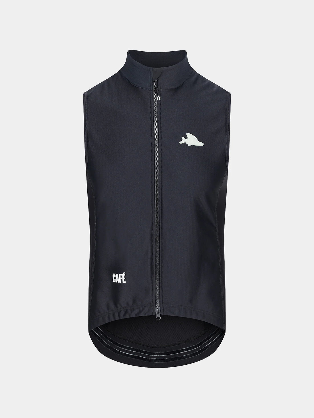 Café du Cycliste Sibille Men's Thermal Gilet Thermo Windweste Black