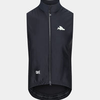 Café du Cycliste Sibille Men's Thermal Gilet Thermo Windweste Black