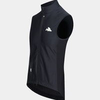 Café du Cycliste Sibille Men's Thermal Gilet Thermo Windweste Black