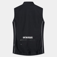 Café du Cycliste Sibille Women's Thermal Gilet Thermo Windweste Black