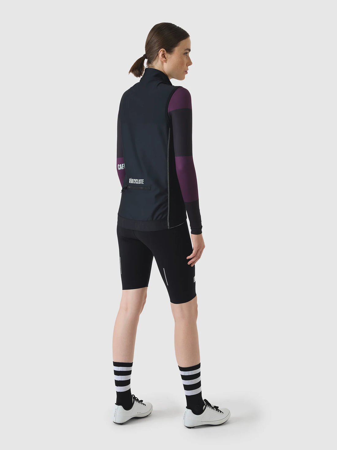Café du Cycliste Sibille Women's Thermal Gilet Thermo Windweste Black