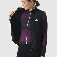 Café du Cycliste Sibille Women's Thermal Gilet Thermo Windweste Black