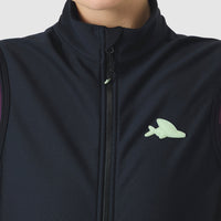 Café du Cycliste Sibille Women's Thermal Gilet Thermo Windweste Black