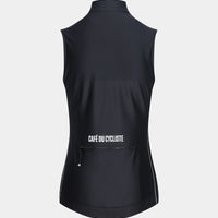 Café du Cycliste Sibille Women's Thermal Gilet Thermo Windweste Black