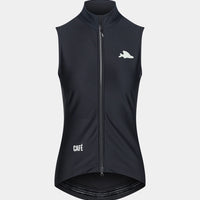 Café du Cycliste Sibille Women's Thermal Gilet Thermo Windweste Black