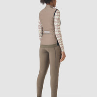 Café du Cycliste Sibille Women's Thermal Gilet Thermo Windweste Oyster Grey