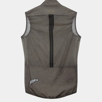 Café du Cycliste Edith Men's Cycling Gilet Windweste Charcoal