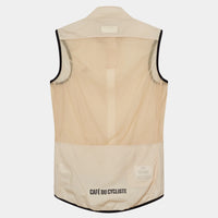 Café du Cycliste Edith Men's Cycling Gilet Windweste Chalk