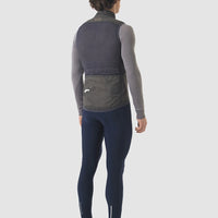 Café du Cycliste Edith Men's Cycling Gilet Windweste Charcoal