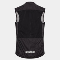 Café du Cycliste Edith Women's Cycling Gilet Windweste Black