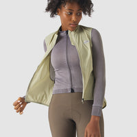 Café du Cycliste Edith Women's Cycling Gilet Windweste Puddle