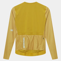Café du Cycliste Andrea Men's Superlight Long Sleeve Cycling Jersey Radtrikot langarm Golden Olive