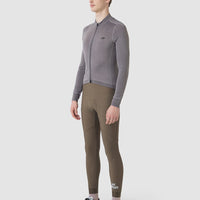 Café du Cycliste Charlie Men's Brushed Long Sleeve Jersey Radtrikot langarm Charcoal