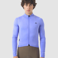 Café du Cycliste Charlie Men's Brushed Long Sleeve Jersey Radtrikot langarm Verbena