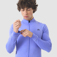 Café du Cycliste Charlie Men's Brushed Long Sleeve Jersey Radtrikot langarm Verbena