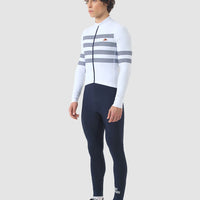 Café du Cycliste Charlie Men's Brushed Long Sleeve Jersey Radtrikot langarm Marinière