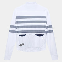 Café du Cycliste Charlie Men's Brushed Long Sleeve Jersey Radtrikot langarm Marinière