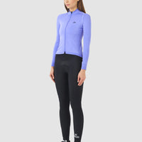 Café du Cycliste Charlie Women's Brushed Long Sleeve Jersey Radtrikot langarm Verbena