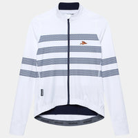 Café du Cycliste Charlie Women's Brushed Long Sleeve Jersey Radtrikot langarm Marinière