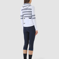 Café du Cycliste Charlie Women's Brushed Long Sleeve Jersey Radtrikot langarm Marinière