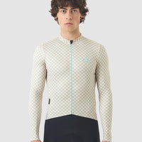 Café du Cycliste Constance Men's Midweight Jersey Radtrikot langarm Puddle